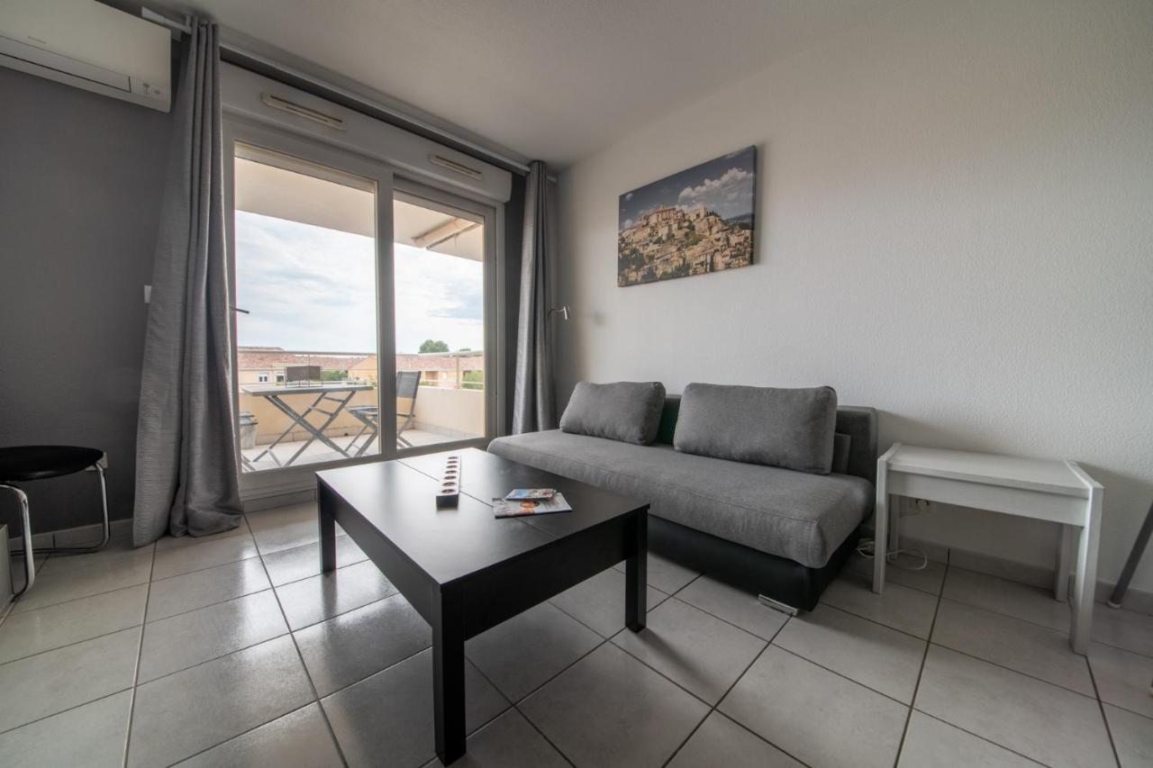 Appartamento Appt De Charme Avec Grand Balcon Proche Avignon Wifi Gratuit Monteux Esterno foto